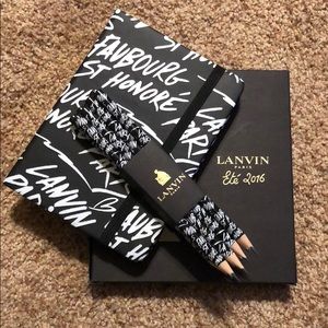 Lanvin Notebook and Pencil Set